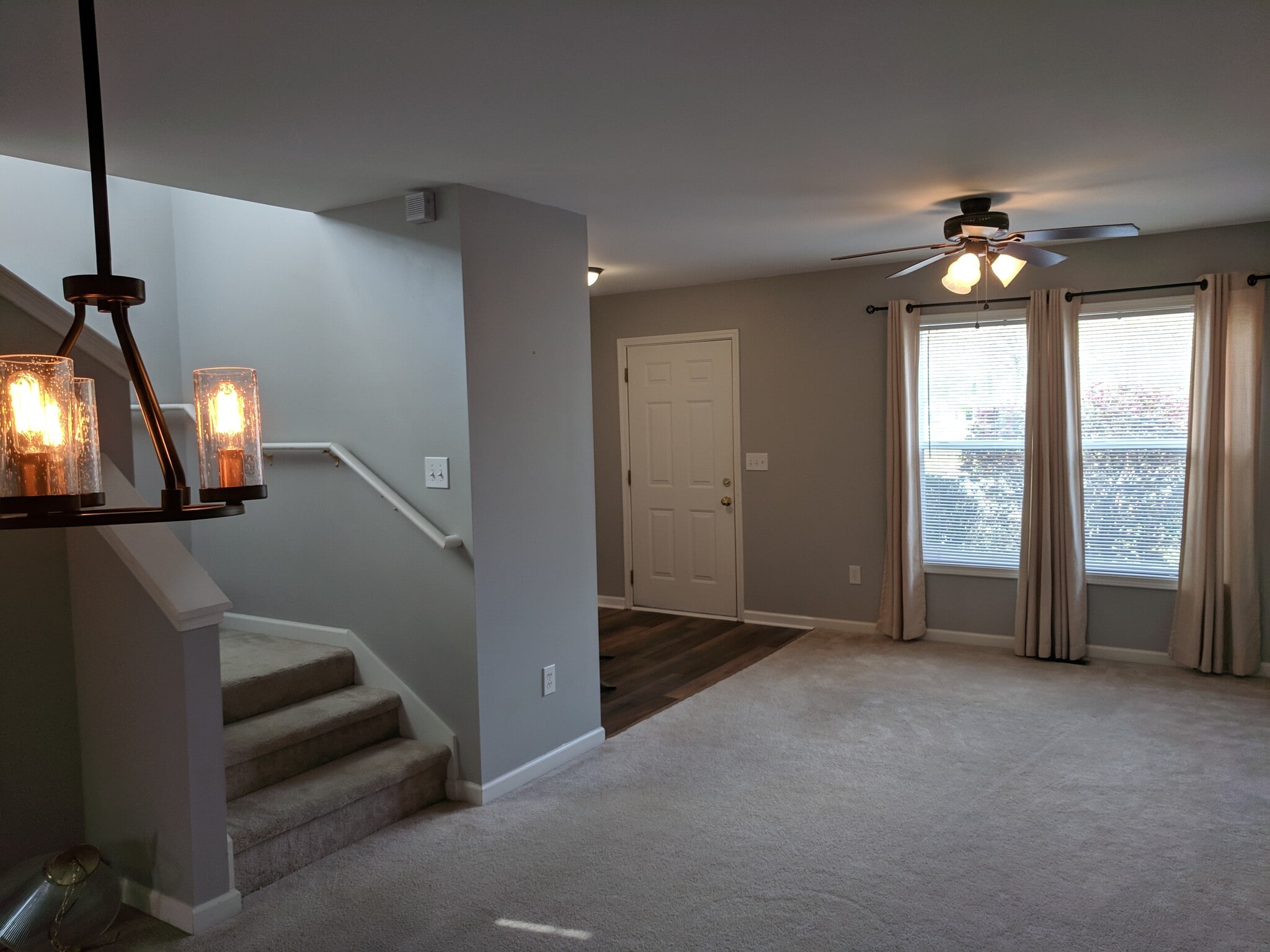 Living Room, entryway, and stairs to 2nd floor - 202 Alde St