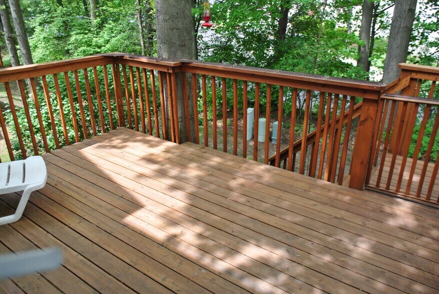 Large Deck with Private Wooded View - 6649 Quail Run Cir