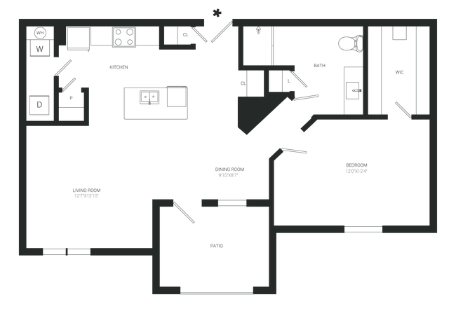 Floorplan - Gray Branch Apartments