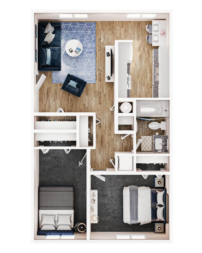 2BR/1BA - B1 - Copper Chase Apartments