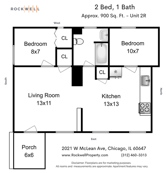 2B Deck - Floorplan - Mclean 2021 W