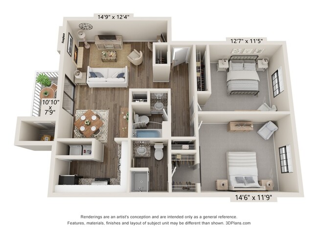 Floorplan - Forest Ridge at Terrell Mill