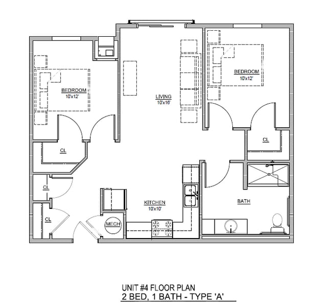 Floorplan - Garrett Square Senior Apartments
