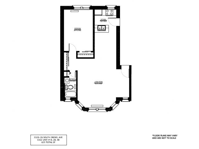 1BR/1BA - 5320-5326.5 S. Drexel Boulevard