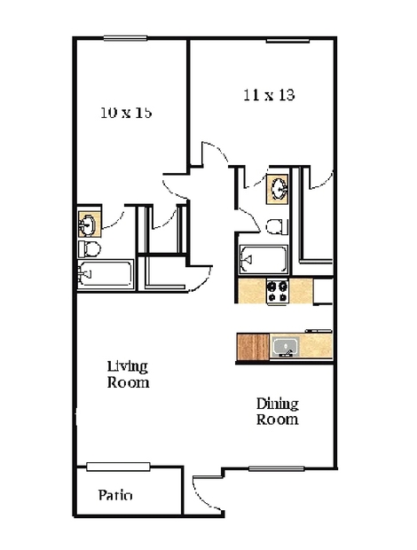 Floorplan - Sausalito Apartments