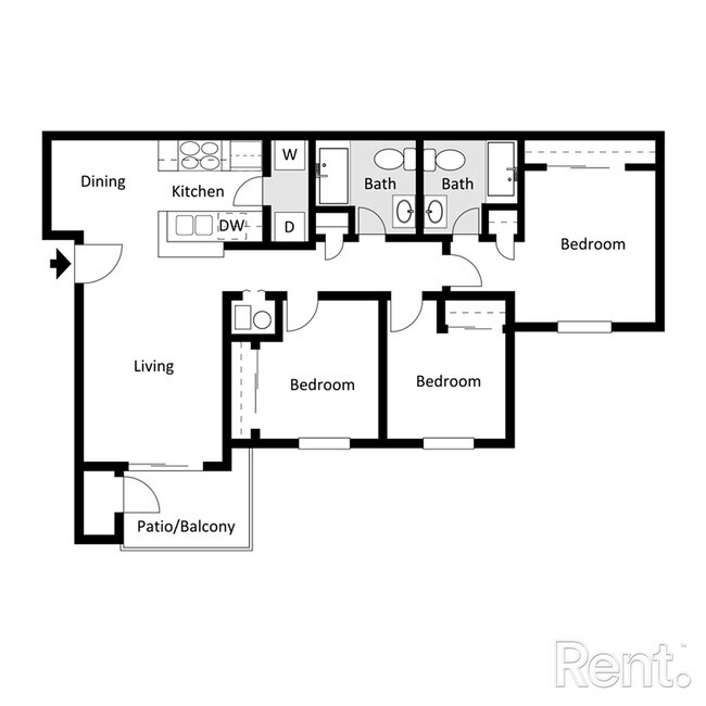 Building Photo - Beautiful 2-bedroom 2 bath apartment DOWNSTAIRS