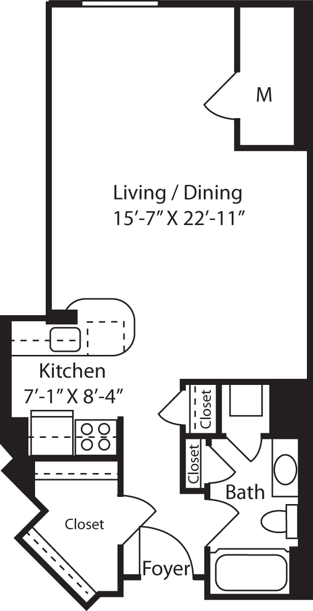 Floorplan - The Prime at Arlington Courthouse