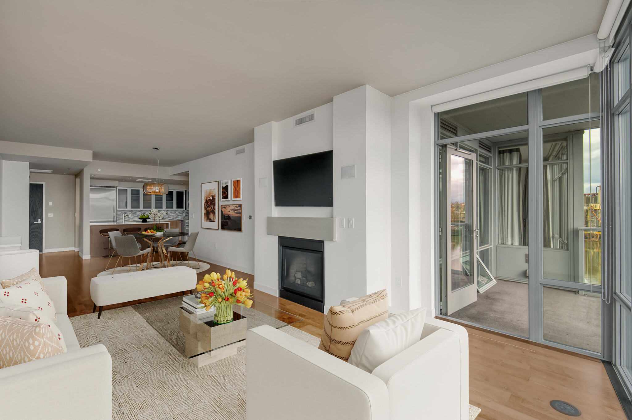Living room and kitchen - 1260 NW Naito Pky