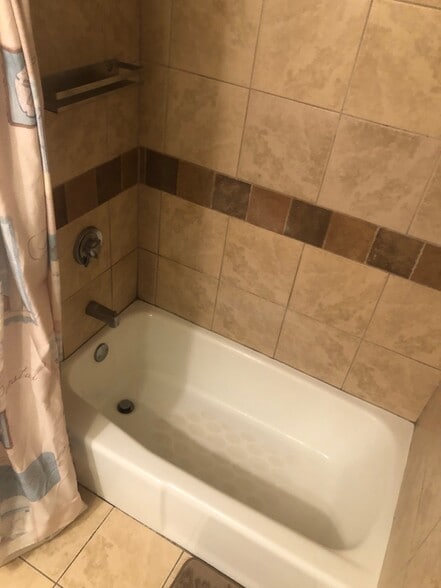 tub with shower, handheld shower hose - 11 W View Ln