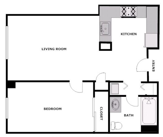 1BR/1BA - The Altezza