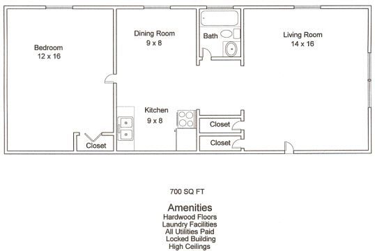 1BR/1BA - 34 North Apartments