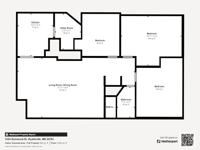 Floorplan - 3324 Gumwood Dr