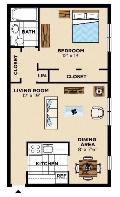 1BR/1BA - Mount Penn Manor Apartments