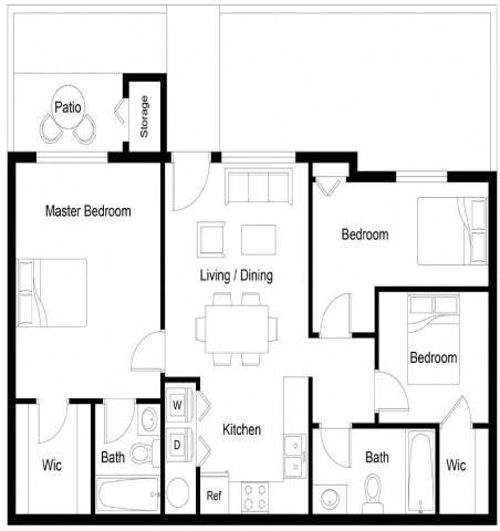 Floorplan - The Flats at Peoria