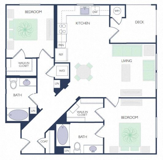 Floorplan - Marisol Apartments