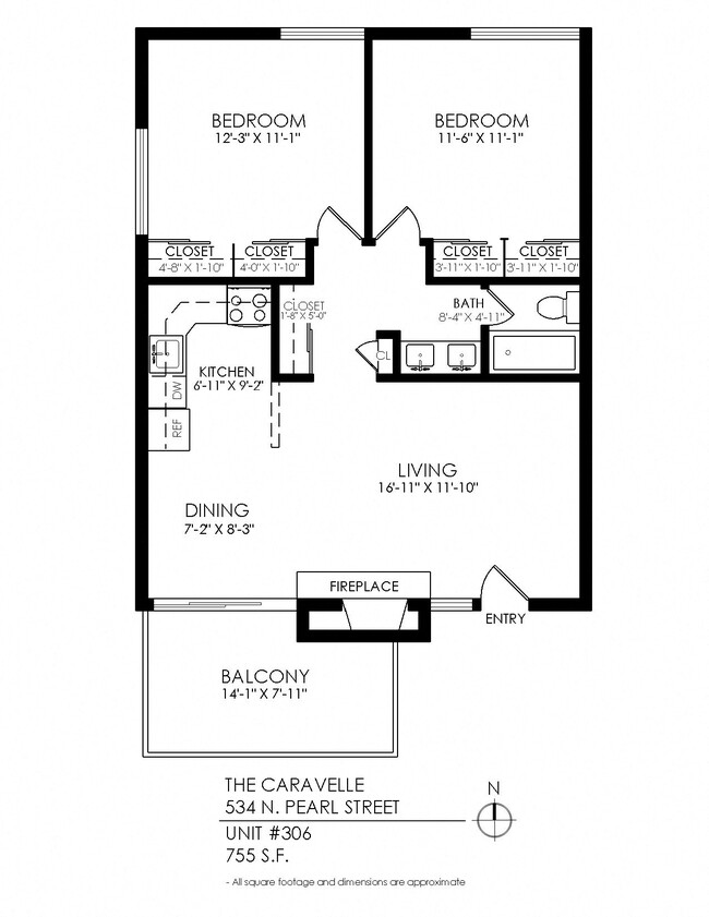 Floorplan - The Caravelle