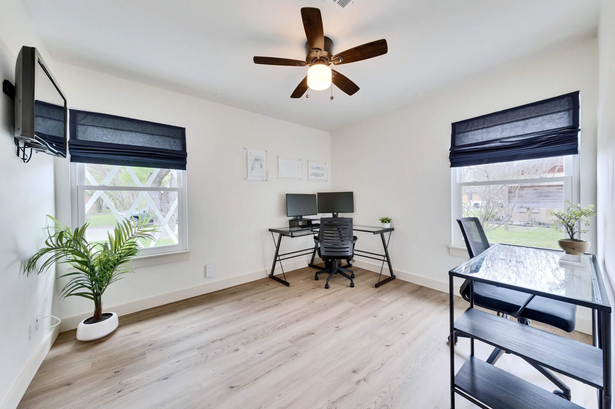 Bedroom #3 shown with furniture, also gets wonderful natural light - 2102 Bristol Dr