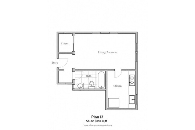 Floorplan - Hollywood Arms Apartments