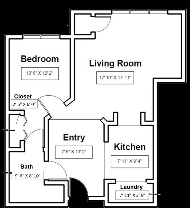 1 Bedroom C - Kingsway Retirement Living