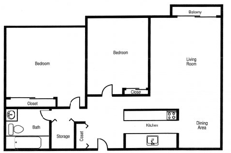 2BR/1BA - Campo Basso Apartment Homes