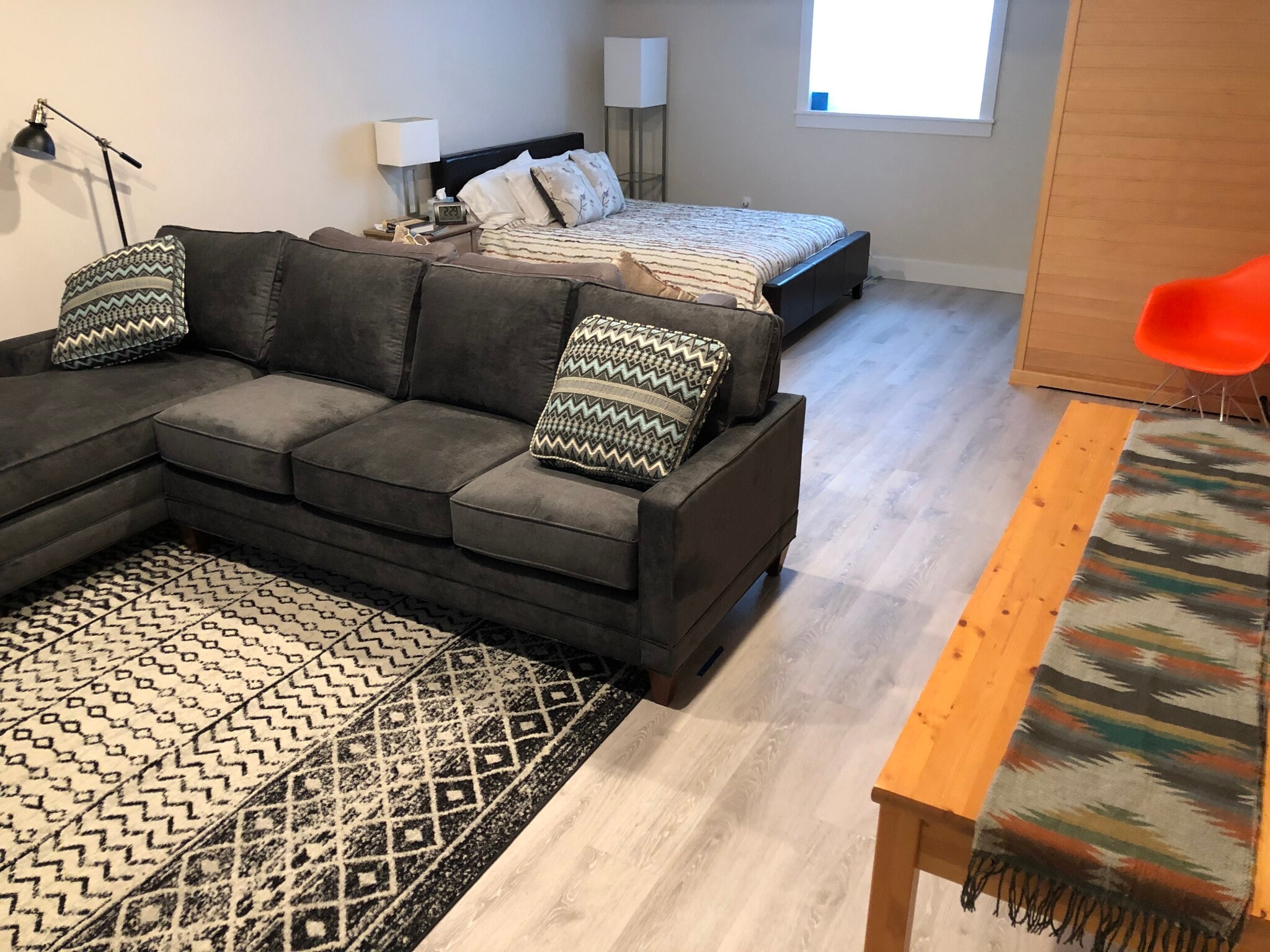 Comfy sectional on lower level - 320 N Bozeman Ave