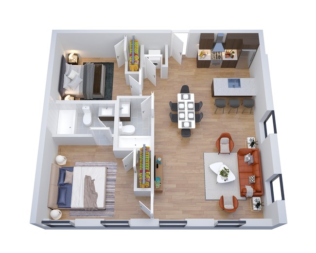 Floorplan - Peanut Factory Flats