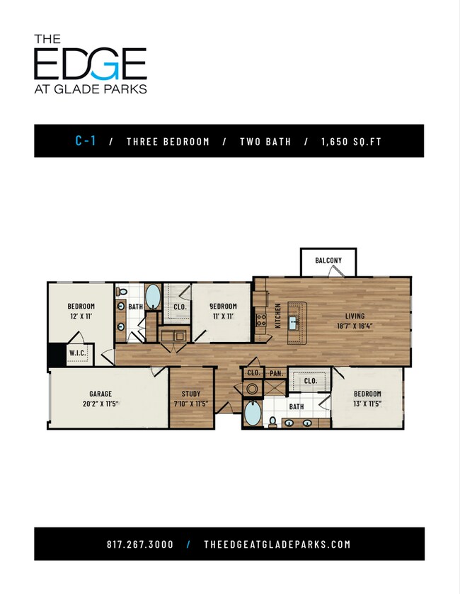Floorplan - The Edge at Glade Parks