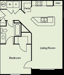 1BR/1BA - Camri Green