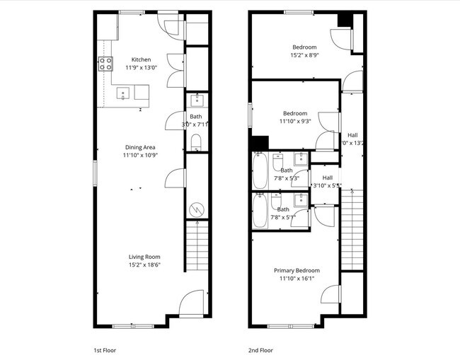 Floorplan - Modern Duplex Unit for Rent - Modern Living at Its Best!