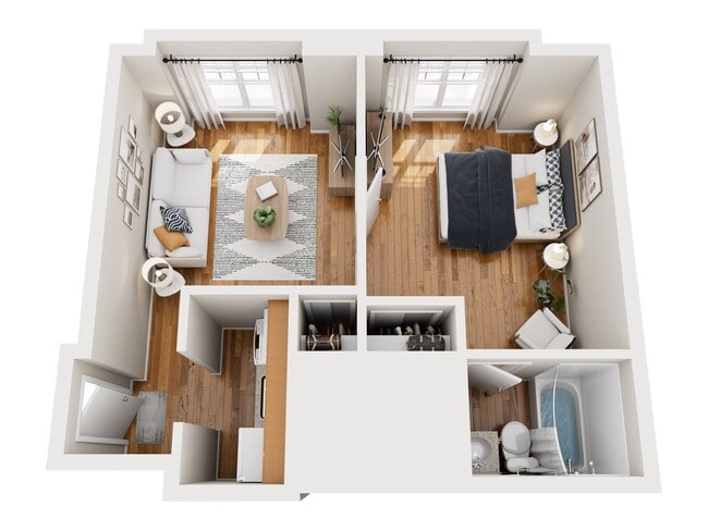 Floorplan - Maurice Dear Apartments