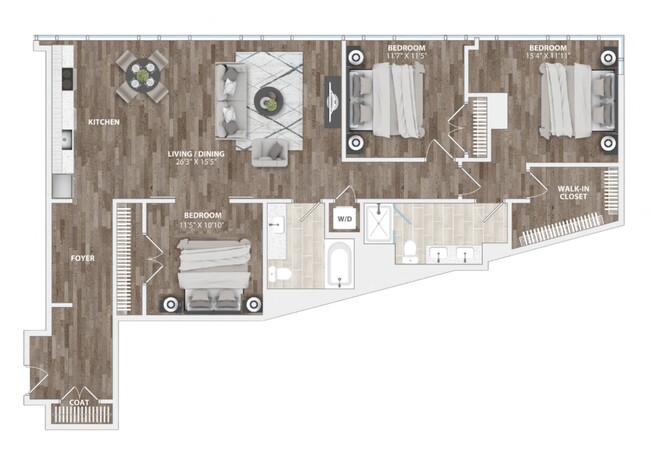 Floorplan - 1305 Dock Street