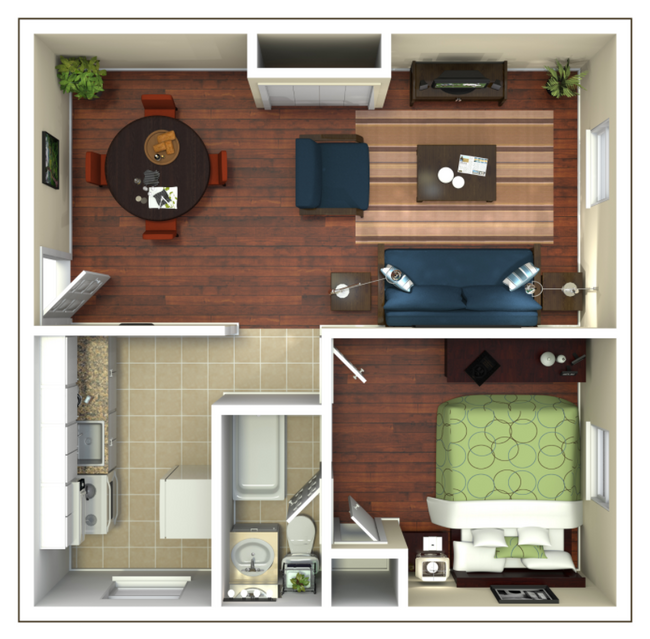 Floorplan - Edison Apartments