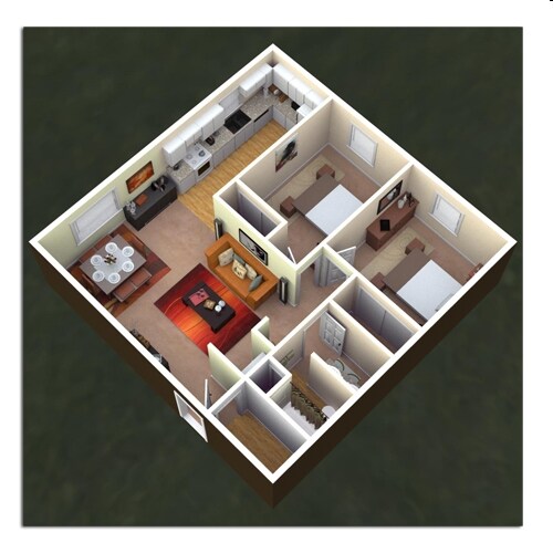 2BR/1BA - Fitz Apartments