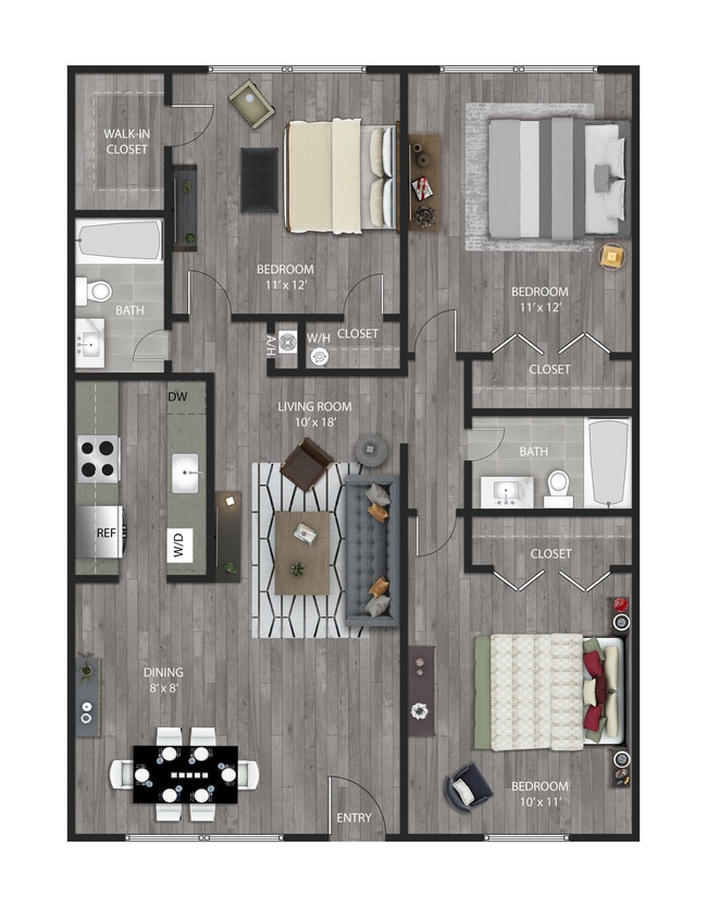Floorplan - The Drake at St. Pete