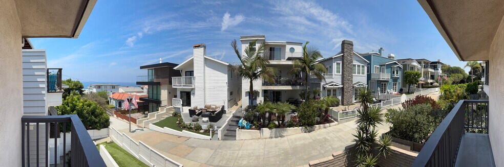 Panoramic of street from Master Balcony - 312 18th St