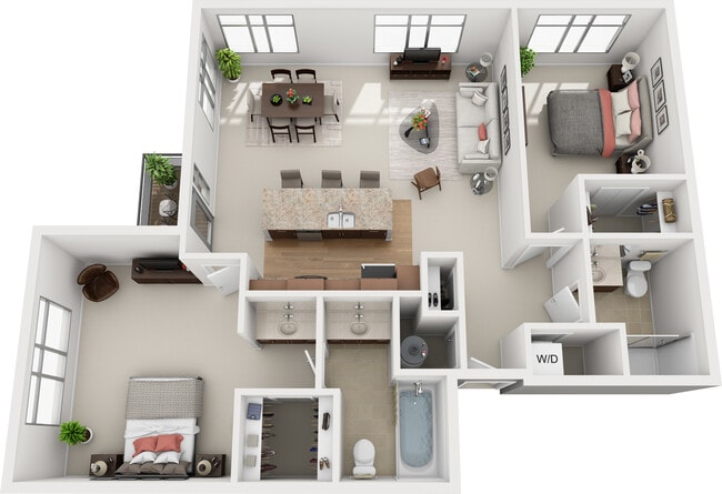 Floorplan - The Enclave Luxury Apartments