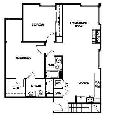 2BR/2BA - The Social Apartments