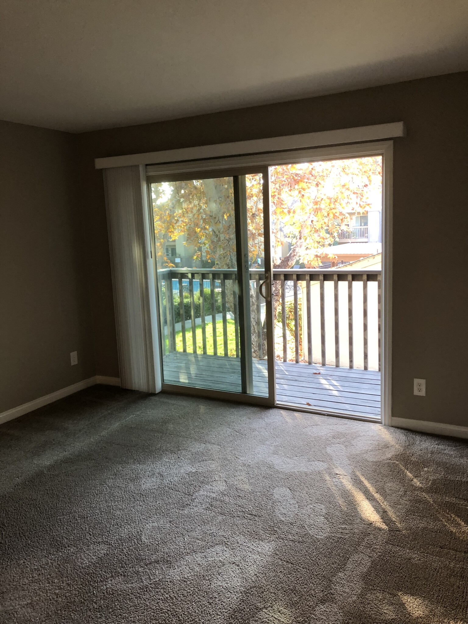 View from living room to balcony - 5970 Rancho Mission Rd