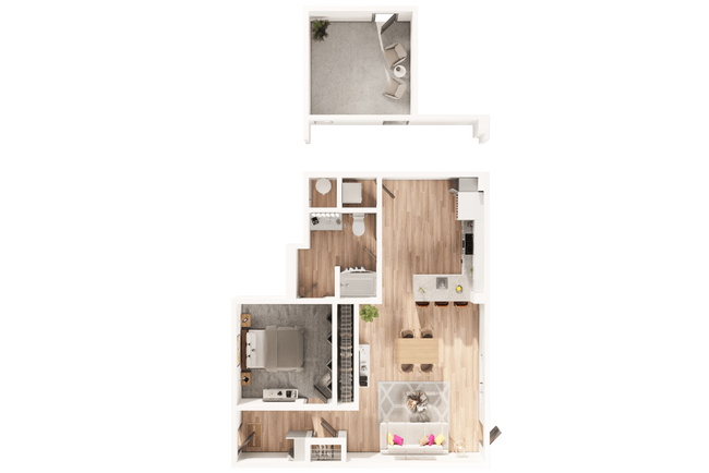 Floorplan - Arapahoe Square Apartments