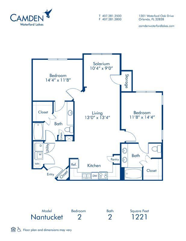 Floorplan - Camden Waterford Lakes