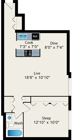 Floorplan - Reside on Pine Grove