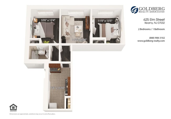 Floorplan - 625 Elm Street Apartments