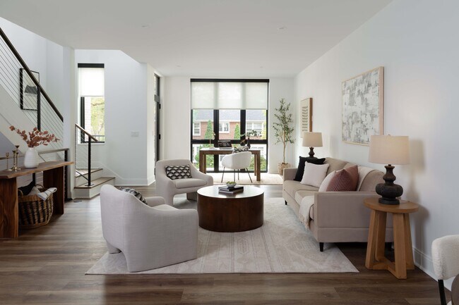 Living Room - The Marguerite Townhomes
