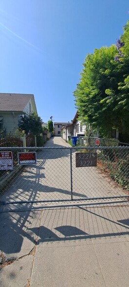 Main gated entrance - 3221 1/2 Andrita St