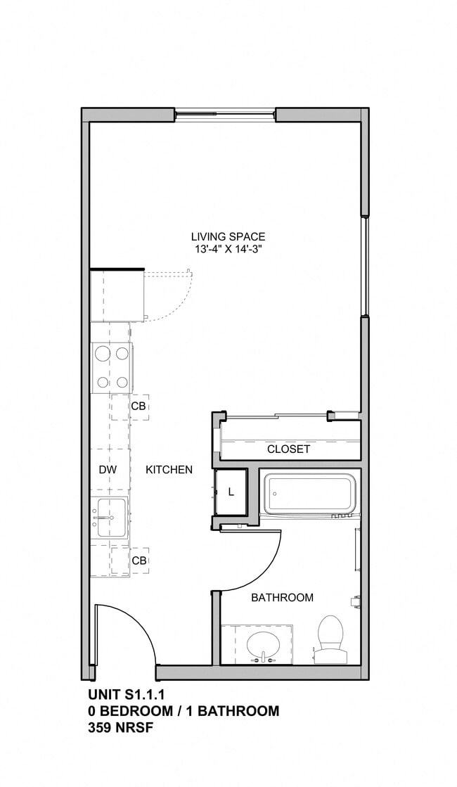 Floorplan - Mainline North Apartments - Santa Clara, CA