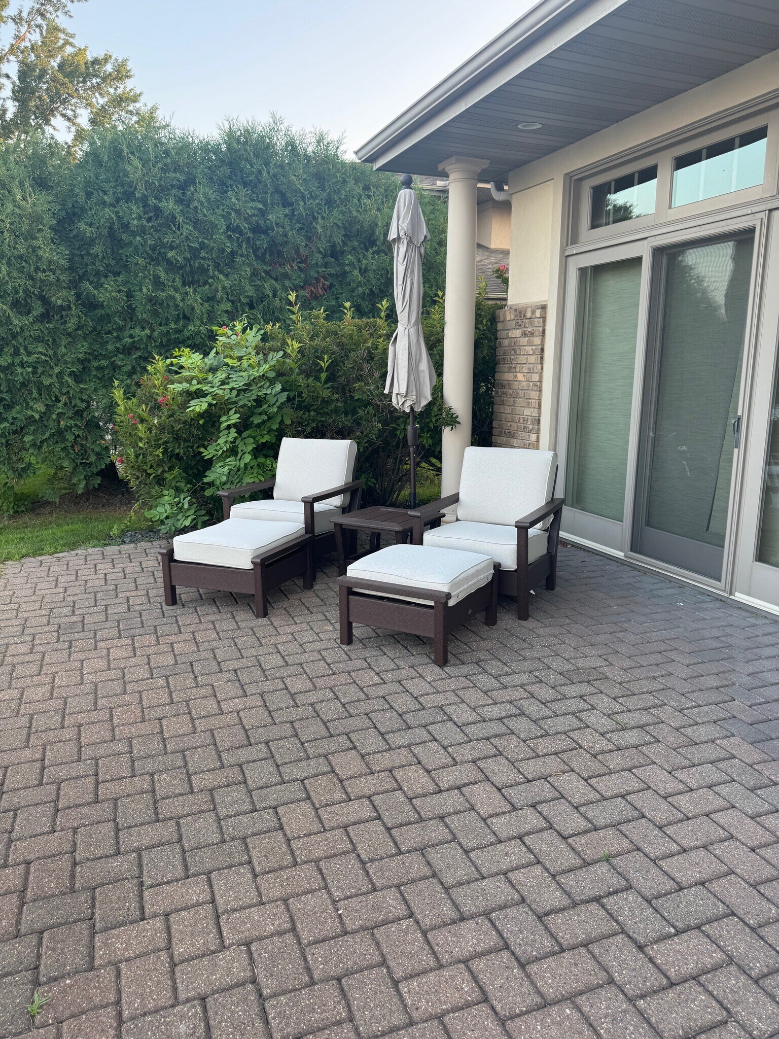 Outdoor master bedroom patio - 1832 Nakomis Ave