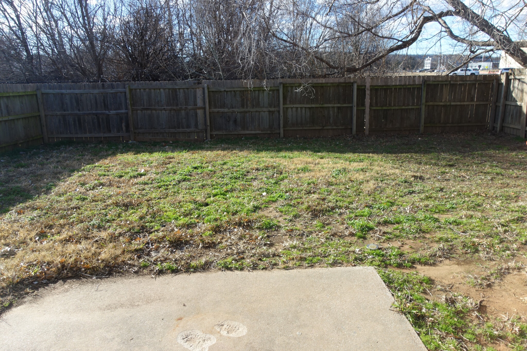 Backyard View - 6604 S Utica Pl