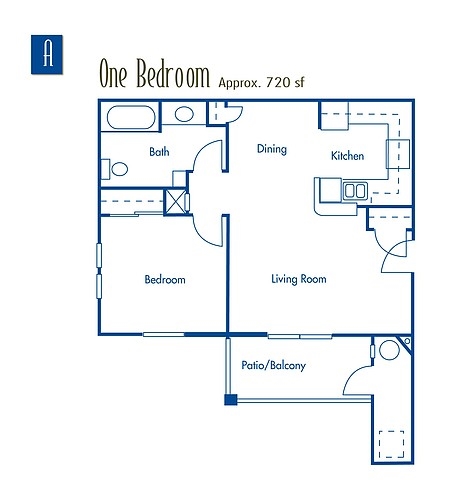 1BR/1BA - Arlington Creek Apartments