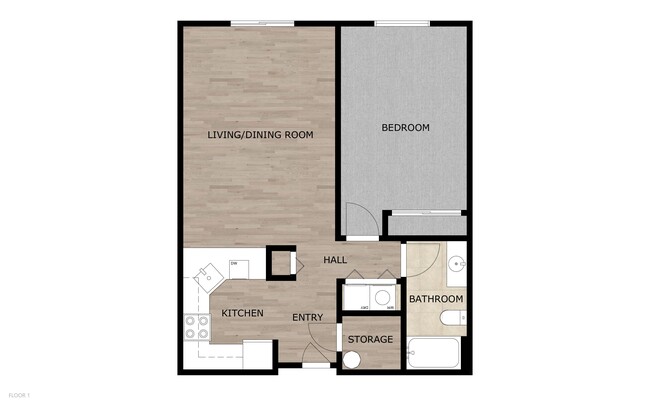 Floorplan - Brentwood Apartments