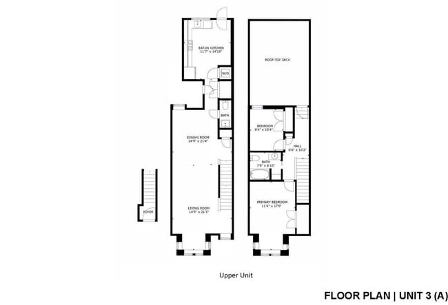 Building Photo - Gorgeous 2br/2ba Upper Level Rowhome with Roof Deck & Parking!